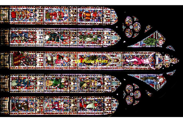 Photo 6"x4" All Saints, Margaret Street, London W1 - West window London c2001