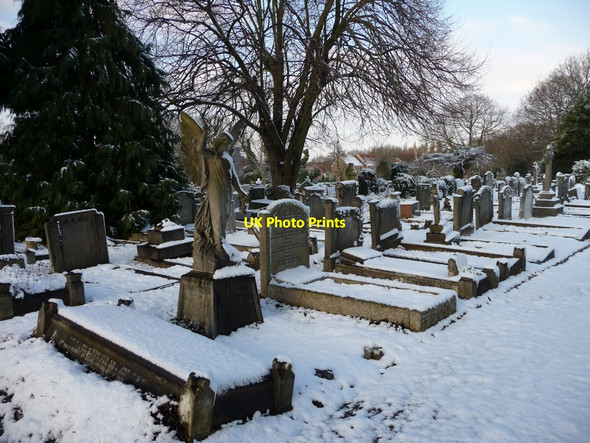 Photo 6"x4" Waterfall Road Cemetery, London N14 Friern Barnet c2009 P1