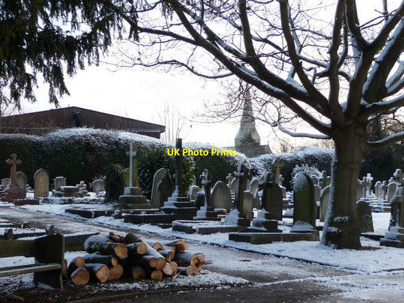 Photo 6"x4" Waterfall Road Cemetery, London N14 Friern Barnet c2009