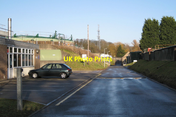 Photo 6"x4" The view through Gate 2, Finham sewage treatment works Baginton c2010