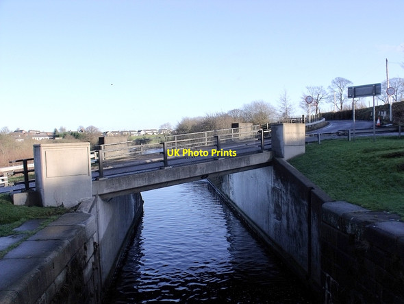 Photo 6"x4" Millennium Bridge at Wyndford Lock Castlecary c2010