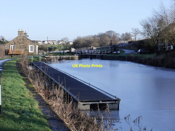Photo 6"x4" Forth & Clyde Canal, Wyndford Lock Castlecary c2010