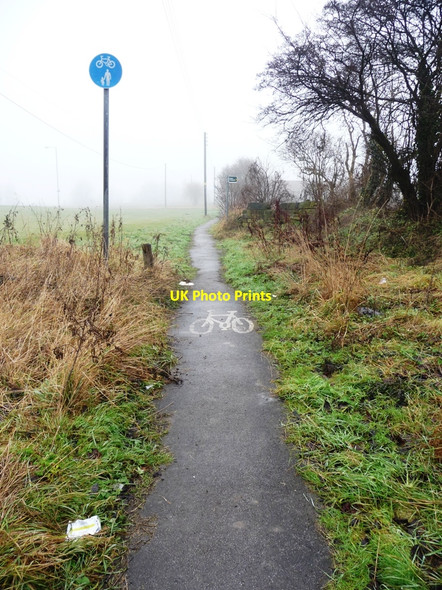 Photo 6"x4" Path from Horse Race End to Hell Lane at Heath Farm Heath Common\/SE3519 c2010