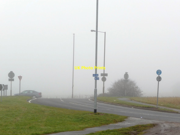Photo 6"x4" Junction of Hell Lane and Black Road [the A655] Heath Common\/SE3519 c2010