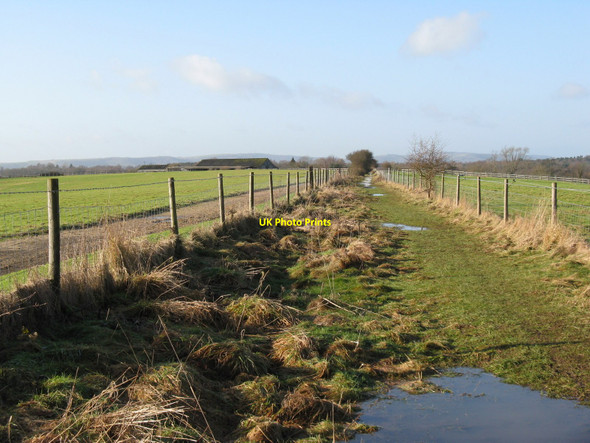 Photo 6"x4" Gallops alongside footpath to Tickletag Farm Storrington c2010