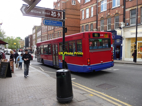 Photo 6"x4" Signpost, Hampstead High Street, London NW3 Hampstead\/TQ2685 c2009