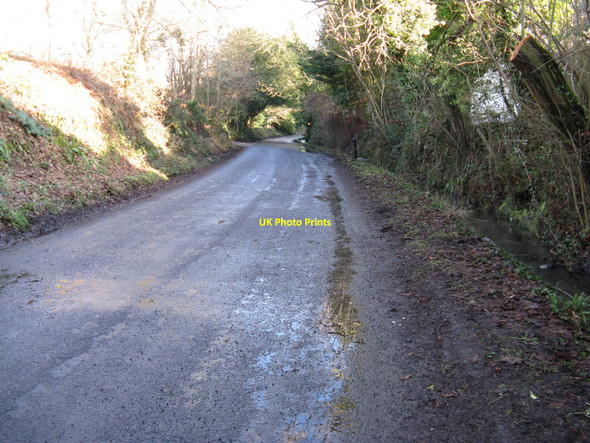 Photo 6"x4" Stream Lane approaching West Chiltington Nutbourne\/TQ0718 c2010