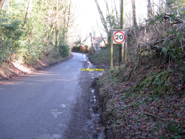 Photo 6"x4" Speed restriction at Nutbourne Common Nutbourne\/TQ0718 c2010
