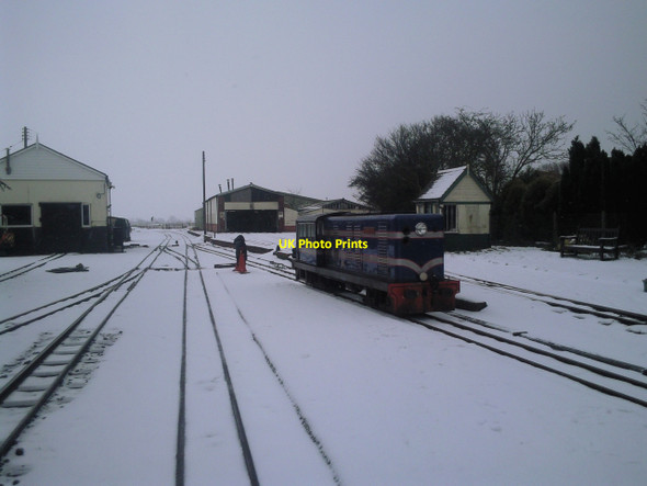 Photo 6"x4" Wintry scene at New Romney New Romney c2010