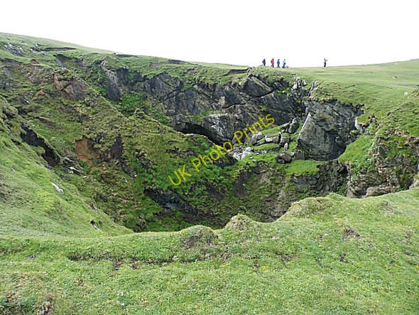 Photo 6"x4" Natural Arch at Rubha Ghriminis Balmartin c2009