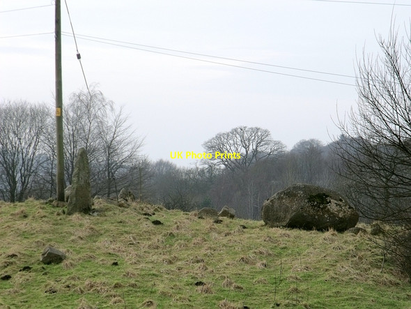 Photo 6"x4" Boulders and Standing Stones Banton\/NS7579 c2010