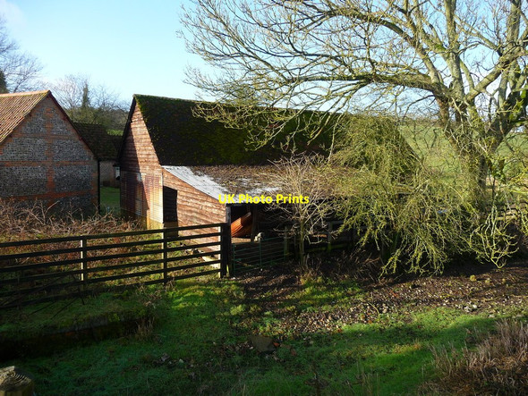 Photo 6"x4" Hurstbourne Tarrant - Farm Buildings Hurstbourne Tarrant c2010