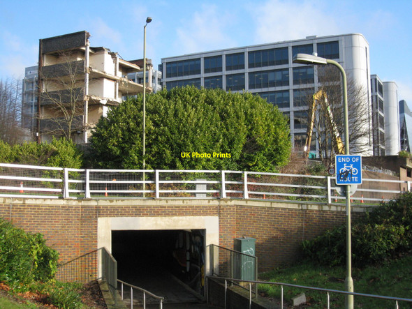 Photo 6"x4" The demise of Brook House Basingstoke c2009