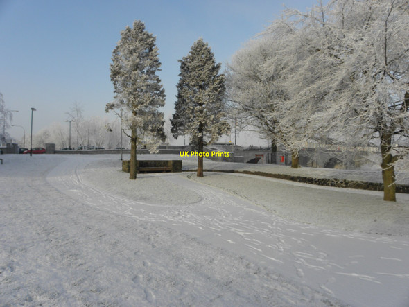 Photo 6"x4" The Bann Boulevard alongside the River , Portadown Portadown c2010
