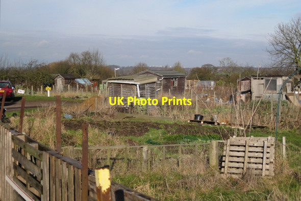 Photo 6"x4" Cubbington allotments Cubbington c2010