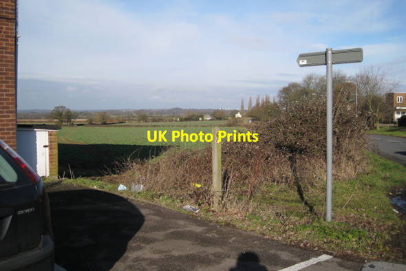 Photo 6"x4" Start of footpath north from Cubbington Cubbington c2010