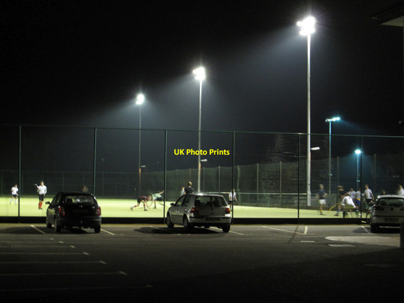 Photo 6"x4" Floodlit Hockey High Cross\/TL4259 c2010