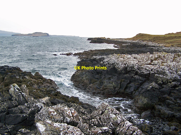 Photo 6"x4" Shore of Loch Caroy Feorlig c2010