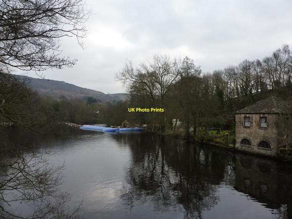 Photo 6"x4" How to mend a weir Calver Sough c2010