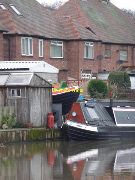 Photo 6"x4" A garden full of boats, the Erewash Canal, Long Eaton Long Eaton c2010