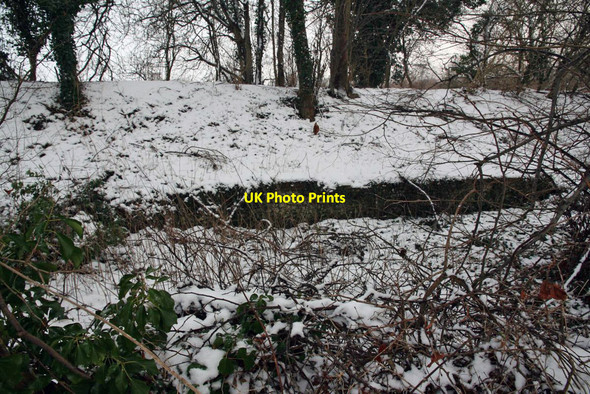 Photo 6"x4" Sunken Pathway Wallingford c2010