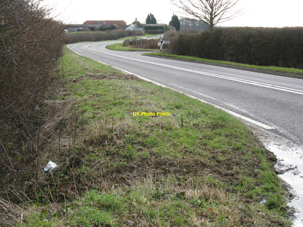 Photo 6"x4" Road junction on the A283 Hillgrove c2010