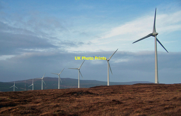 Photo 6"x4" Ben Aketil wind farm Blackhill\/NG3450 c2010