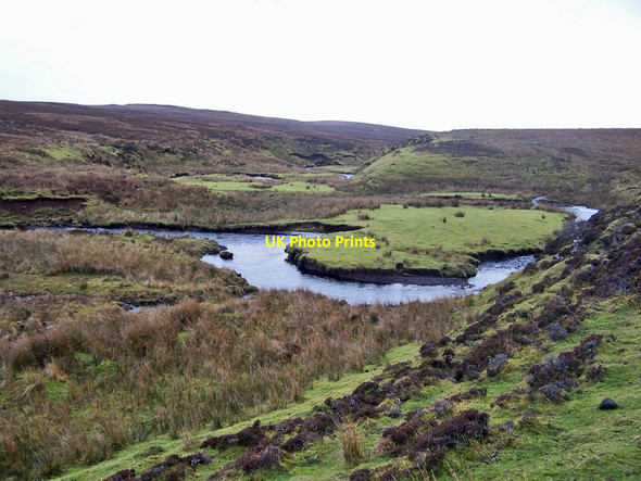 Photo 6"x4" Meanders in Caroy River Glen Heysdal c2010