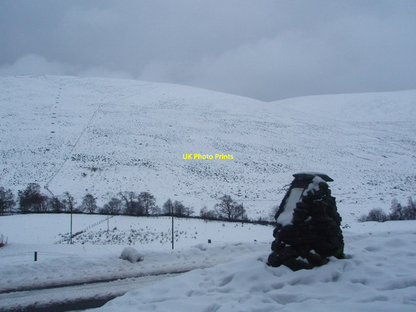 Photo 6"x4" Cairn in Glen Prosen Balnaboth\/NO3166 c2010