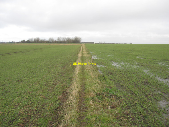 Photo 6"x4" Footpath to Doddington Doddington\/TL3990 c2010