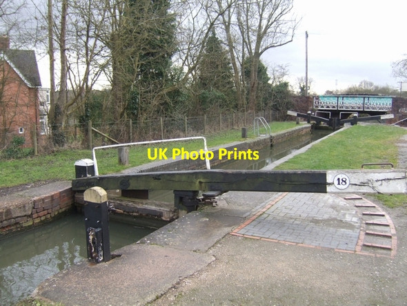 Photo 6"x4" Lapworth Locks - Lock No. 18 Kingswood\/SP1871 c2010