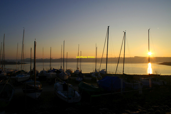 Photo 6"x4" Sunrise over Carsington Water Carsington c2007