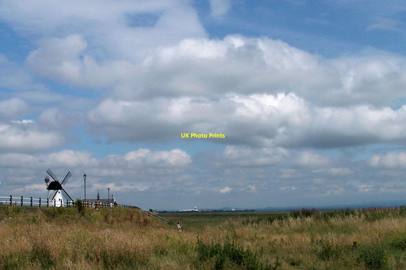 Photo 6"x4" Lytham Windmill from the Jetty, Lytham Saltcotes c2009