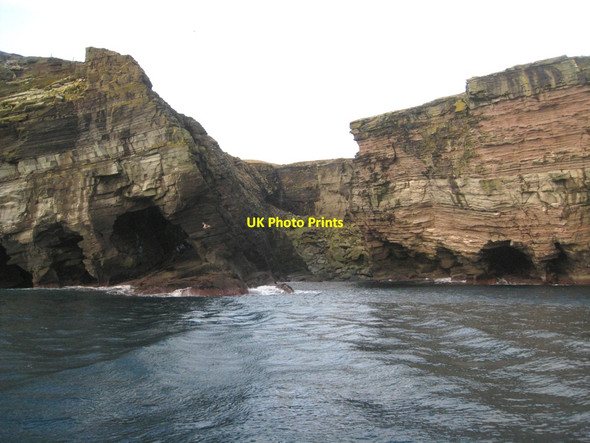 Photo 6"x4" Feadda Ness and south end of Cradle Holm Feadda Ness c2010