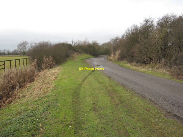 Photo 6"x4" Parking area by the lane Horseway c2010