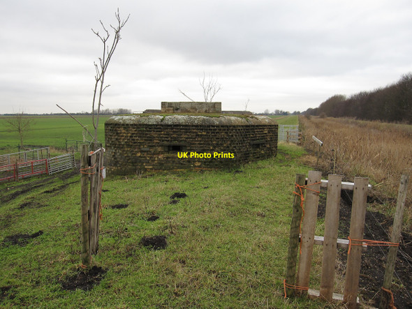 Photo 6"x4" Pillbox by Forty Foot Drain Purls Bridge c2010