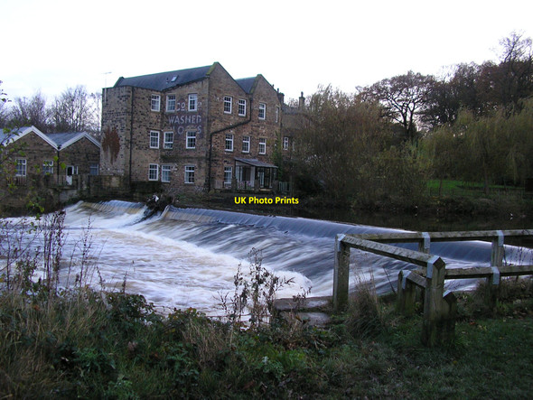 Photo 6"x4" Hirst Weir & Hirst Mill Shipley\/SE1437 c2009