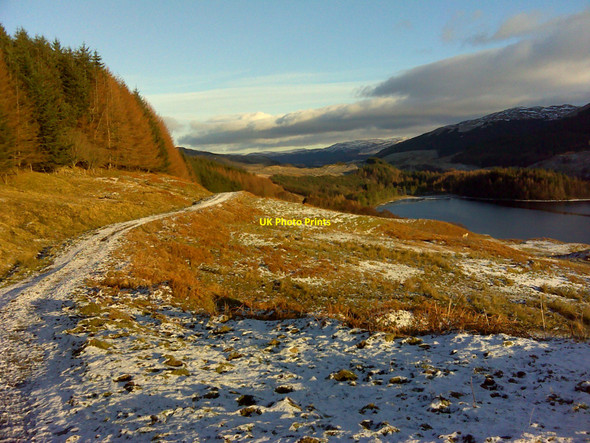Photo 6"x4" Track leading to Lochdochart house Loch Inbhair c2010