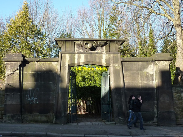 Photo 6"x4" The Egyptian Gate, Sheffield General Cemetery Sheffield\/SK3587 c2010