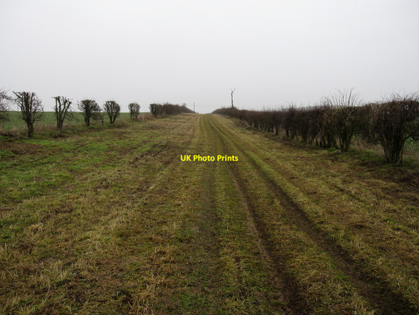 Photo 6"x4" Winter byway Little Wilbraham c2010