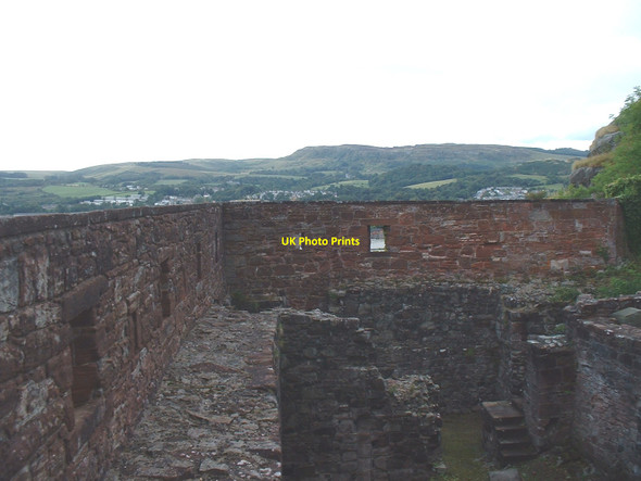 Photo 6"x4" Dumbarton Rock, The Wallace Tower Dumbarton c2005