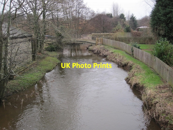 Photo 6"x4" Waren Burn at Waren Mill Waren Mill c2010