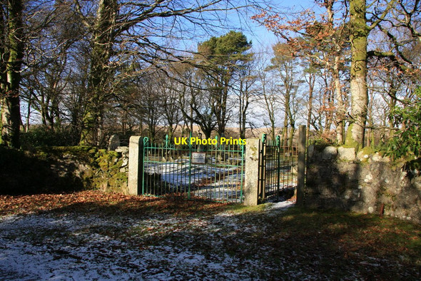 Photo 6"x4" Postbridge Cemetery Postbridge c2010