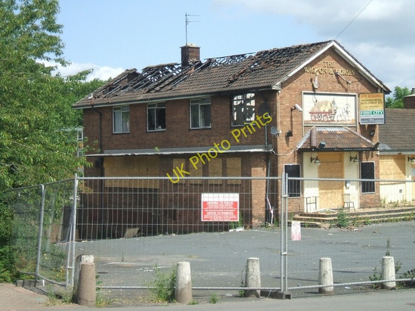Photo 6"x4" Arson at the Waggon & Horses Wolverhampton c2009