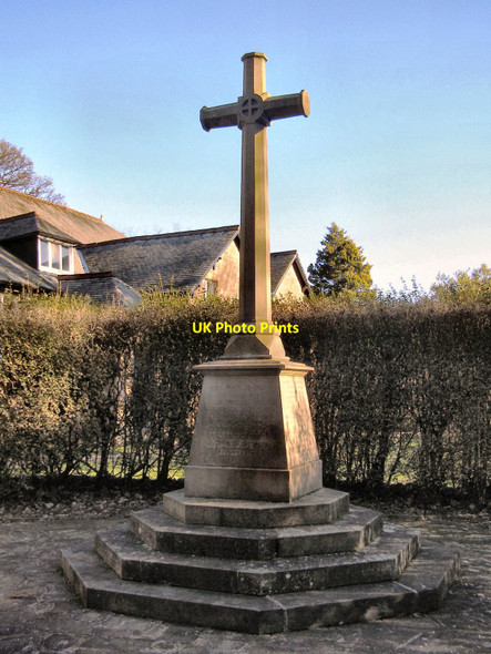 Photo 6"x4" War Memorial, Compstall Romiley c2010