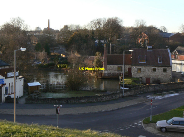 Photo 6"x4" Pleasley Mill and pond Pleasley c2010
