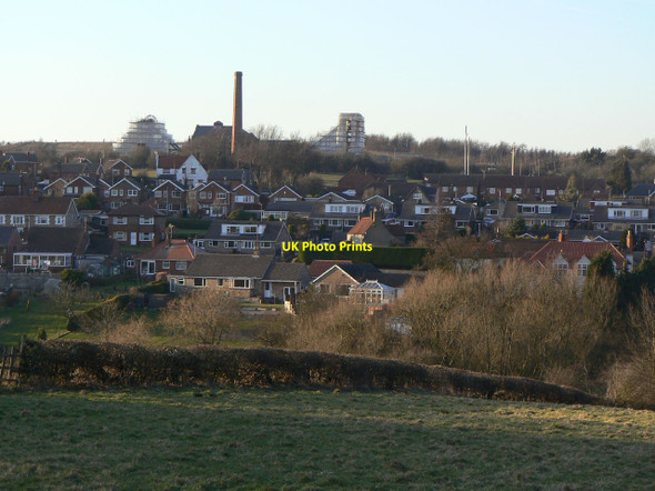 Photo 6"x4" Across the Meden Valley Pleasley c2010