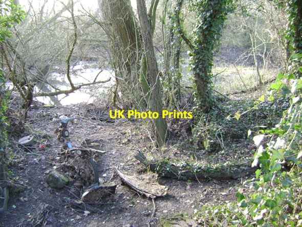 Photo 6"x4" A dry side-channel of the Leam Hunningham c2010