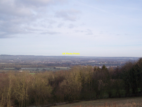 Photo 6"x4" View from Bidborough Ridge towards Tonbridge Bidborough c2010