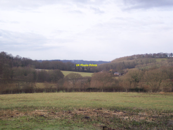 Photo 6"x4" View from footpath near Scriventon Farm Printstile c2010
